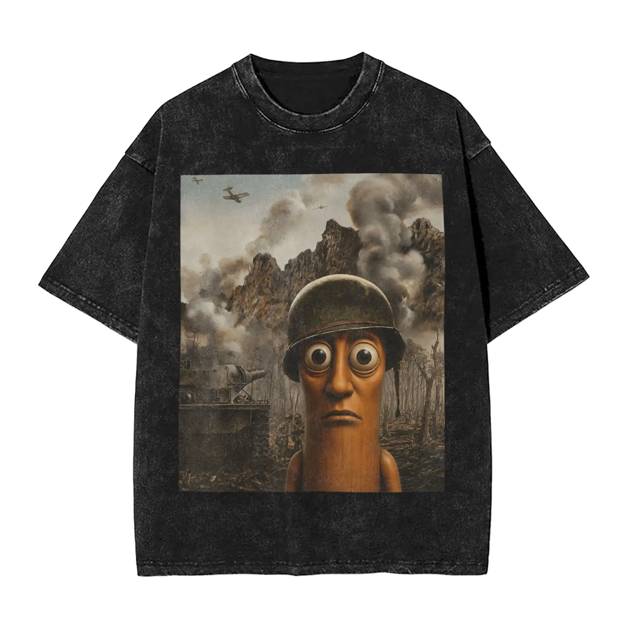 Lock in Tung Tung Tung Sahur T-Shirts Men  Novelty 100% Cotton Tees Crew Neck Short Sleeve T Shirt Classic Clothes