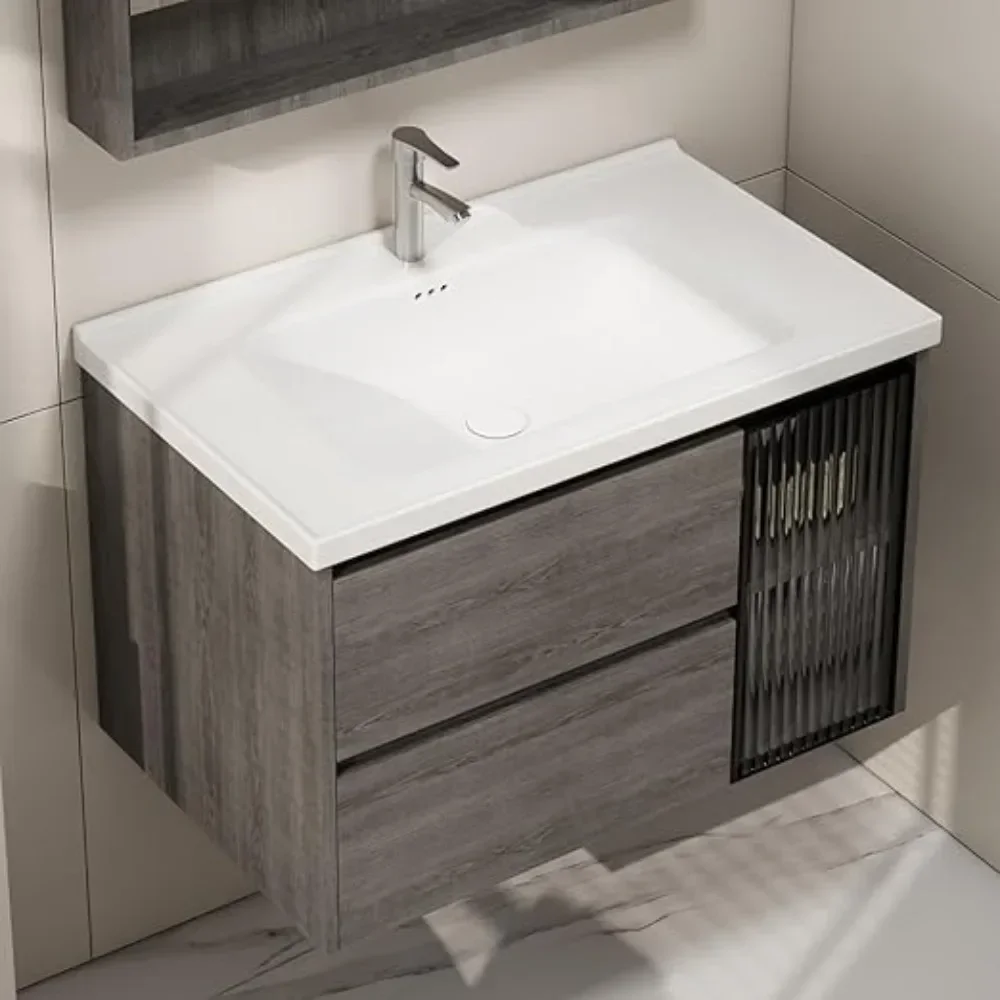 Bathroom Dresser,32'' Bathroom Vanity With Sink Combo, Wall Mounted Floating Small Bathrooms Vanity, Floating dresser