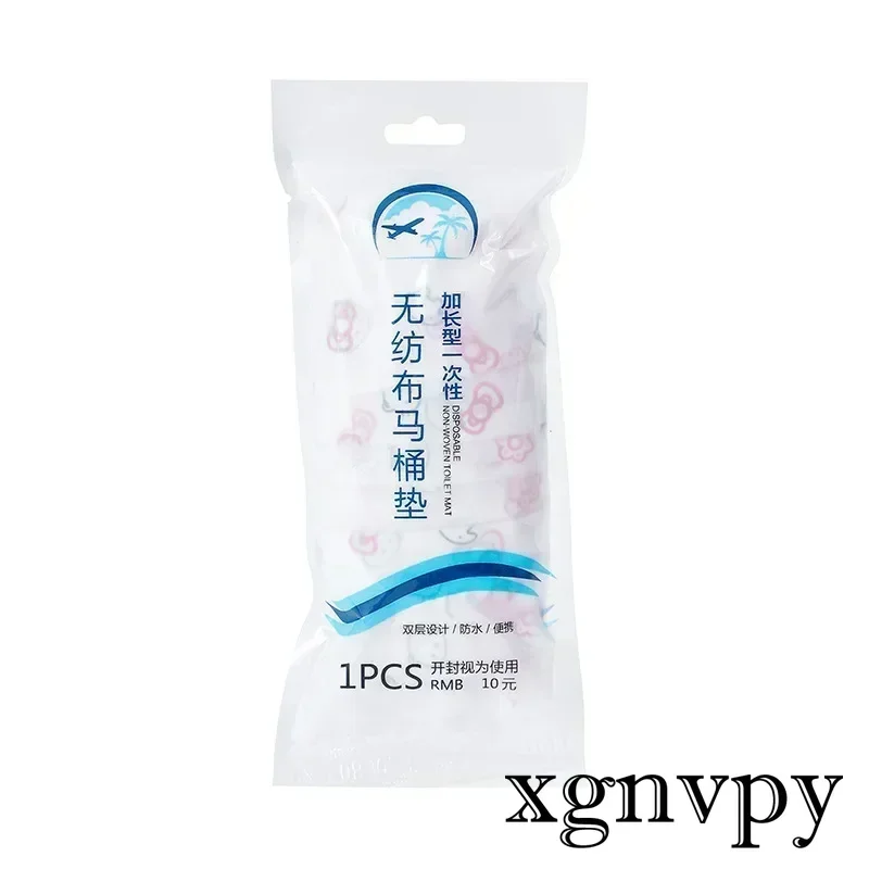 xgnvpy Disposable Nonwoven Thickened Double Layer Toilet Seat Cover Portable Travel Individually Packaged Sanitary Protection