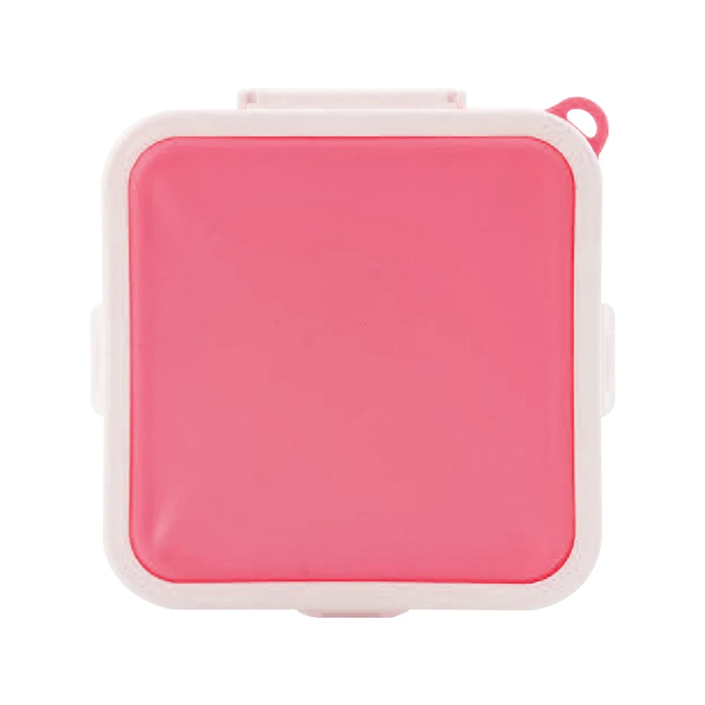 Portable Sandwich Toast Bento Box Eco-Friendly Lunch Food Container Microwave Dinnerware Reusable Silicone Sandwich Box