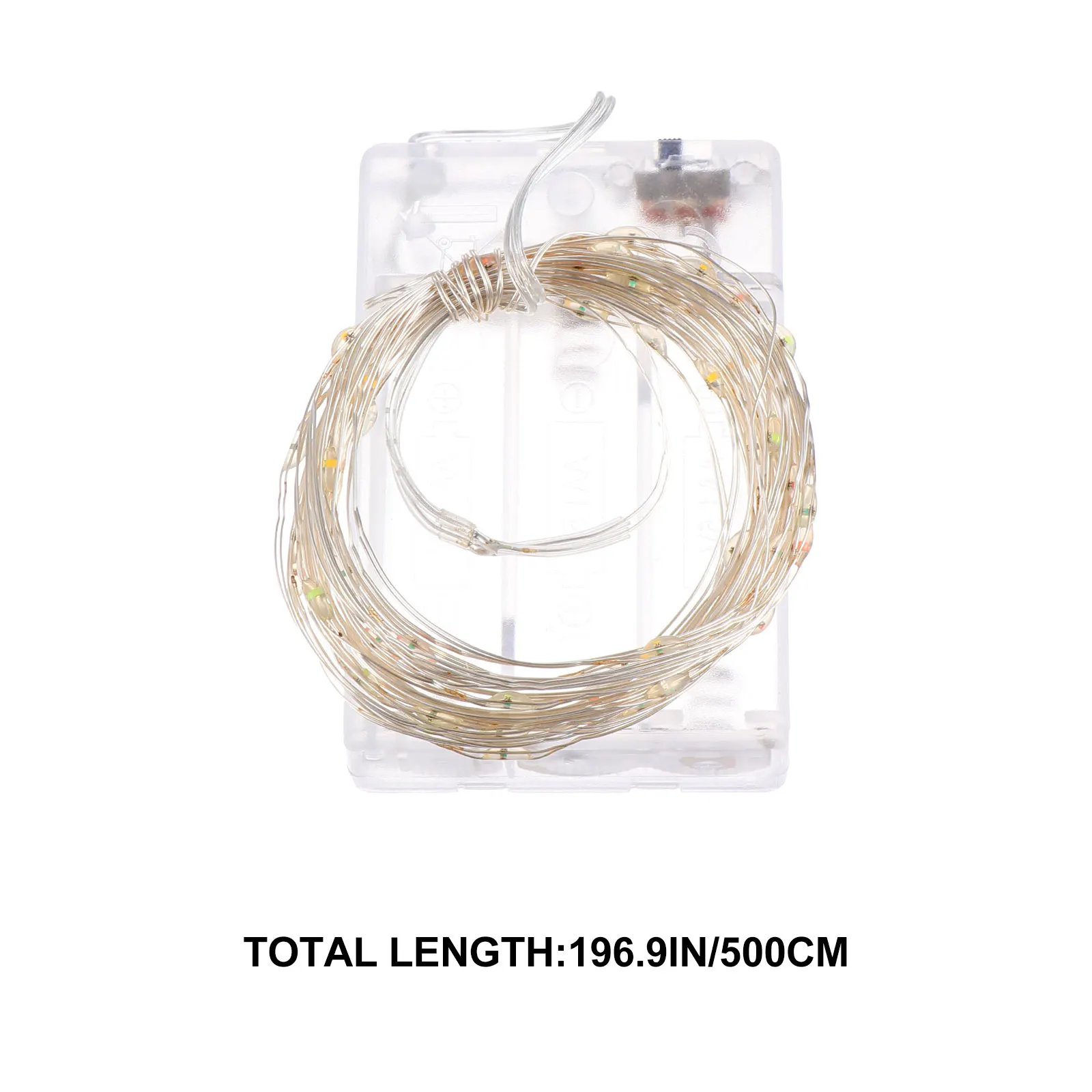 

4Pcs LED String Lights Plastic Copper Wire Decor Mini Fairy Lamp for Home Garden Party Banquet WeddingDecoration