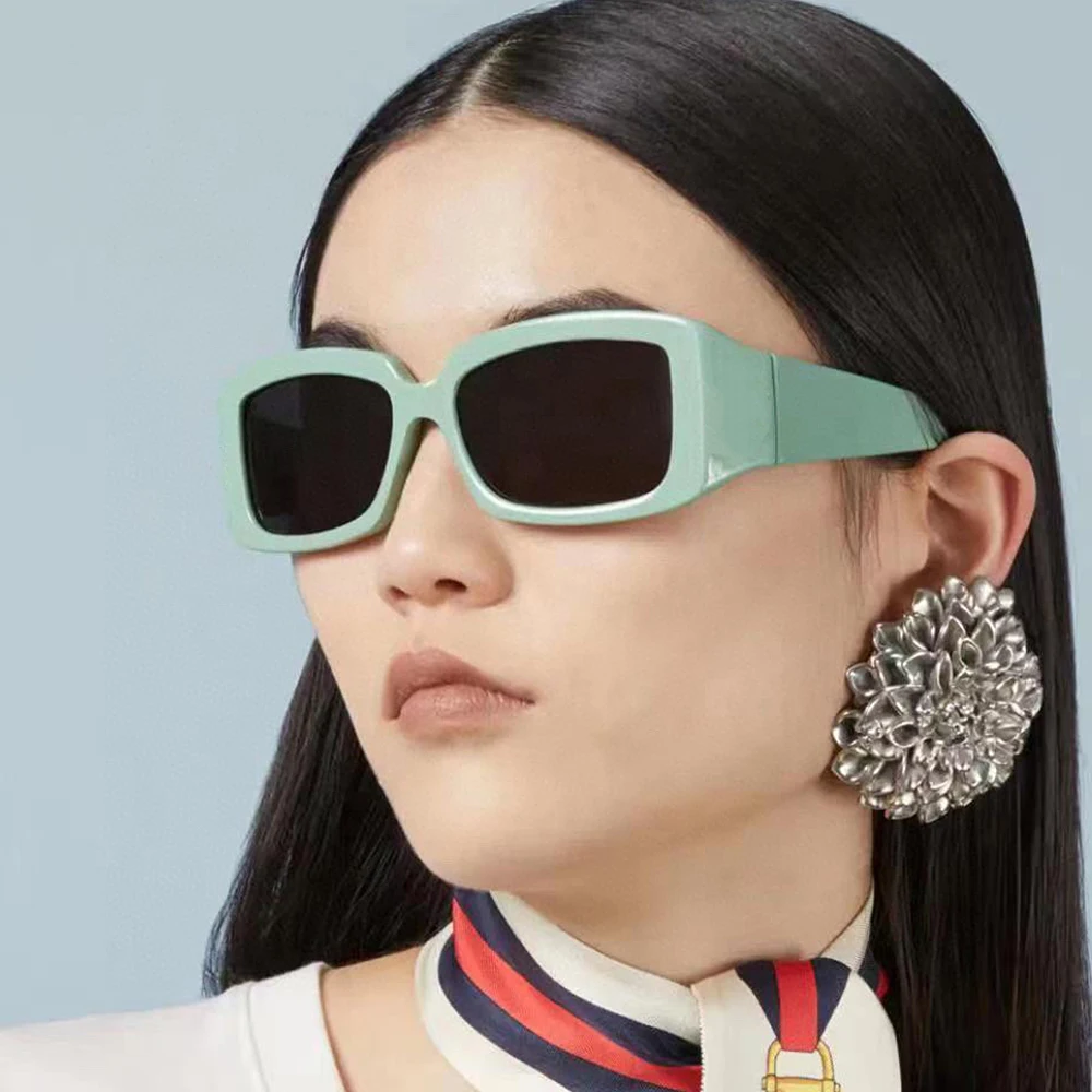 

Brand Vintage Fashion Acetate Men Women Sunglasses Model1403S Rectangle Style Frame Outdoor Driving Uv400 Solar EyeGlasses
