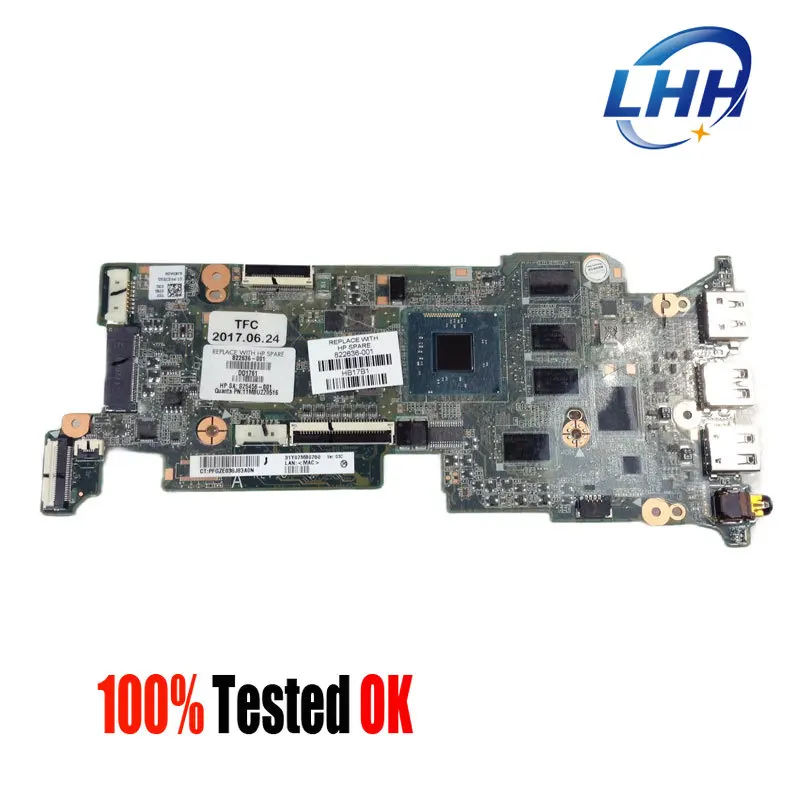 

DA0Y07MBAF1 Mainboard for HP Chromebook 11 G4 Laptop Motherboard with N2840 CPU 4GB 16GB EMMC RAM UMA