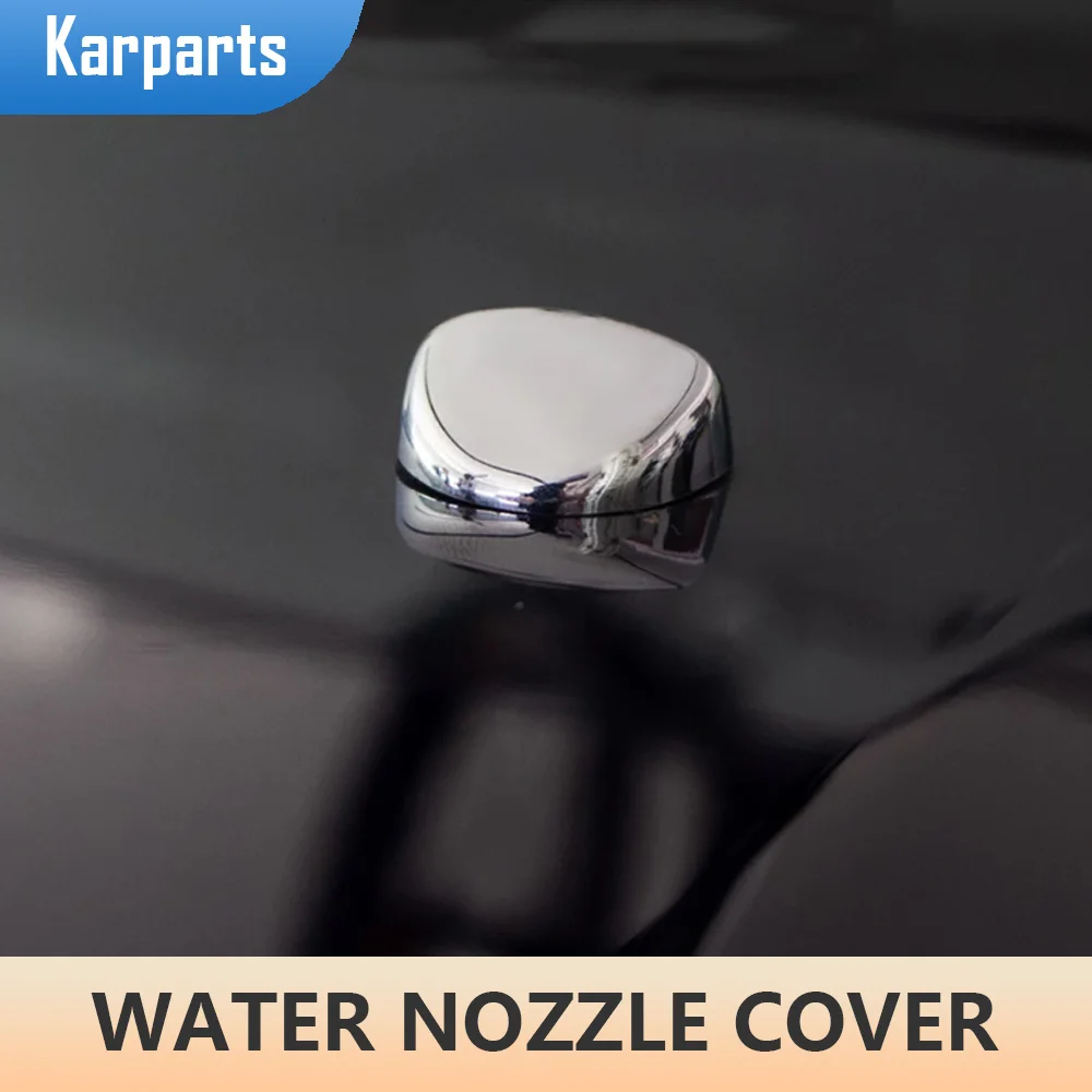 

1Pair Car Front Windshield Washer Water Wiper Nozzle Cover Protective Sticker Trim for Jeep Renegade 2014 - 2021Accessories