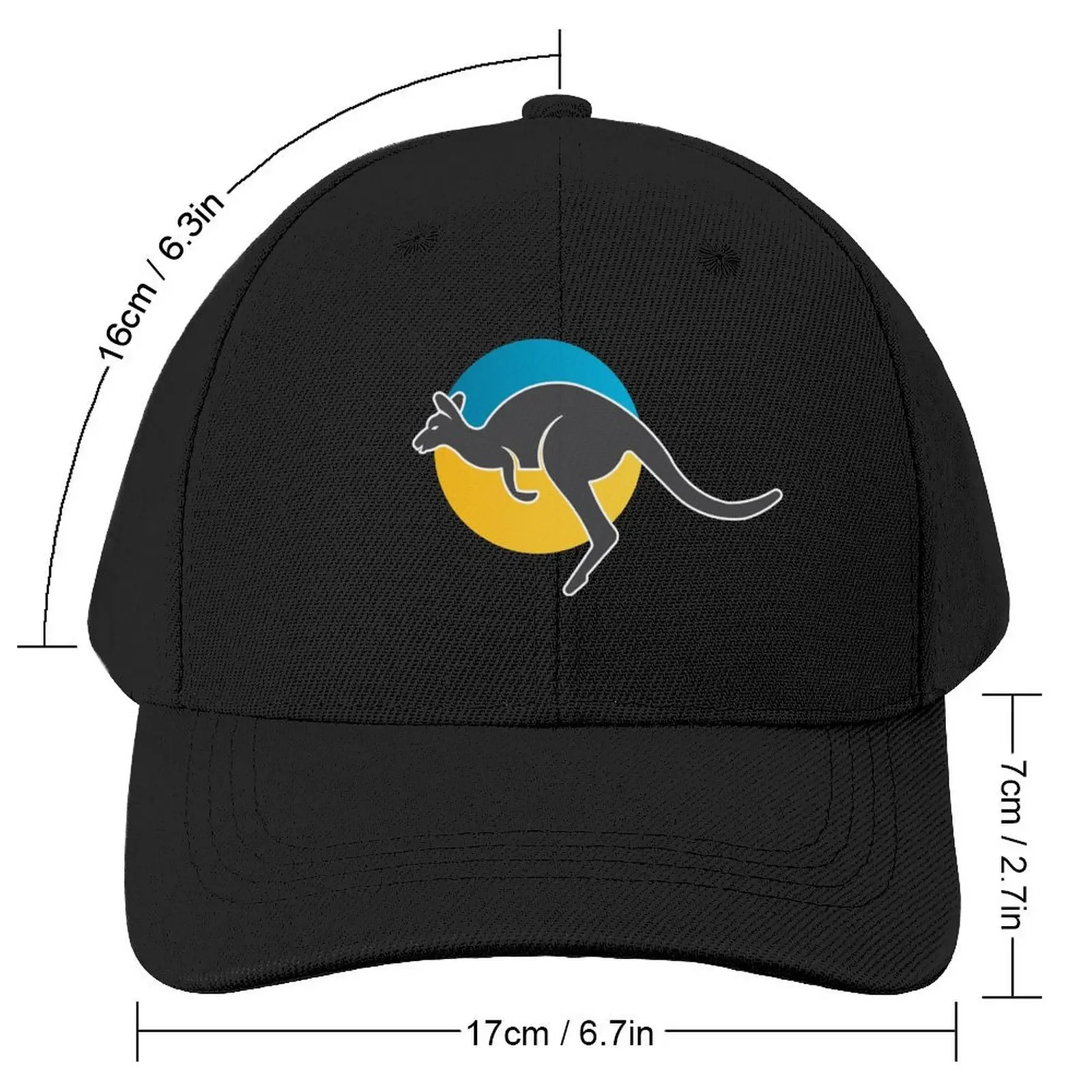 Australia Kangaroo Design Baseball Cap Horse Hat Rugby Snapback Cap Golf For Men Women's