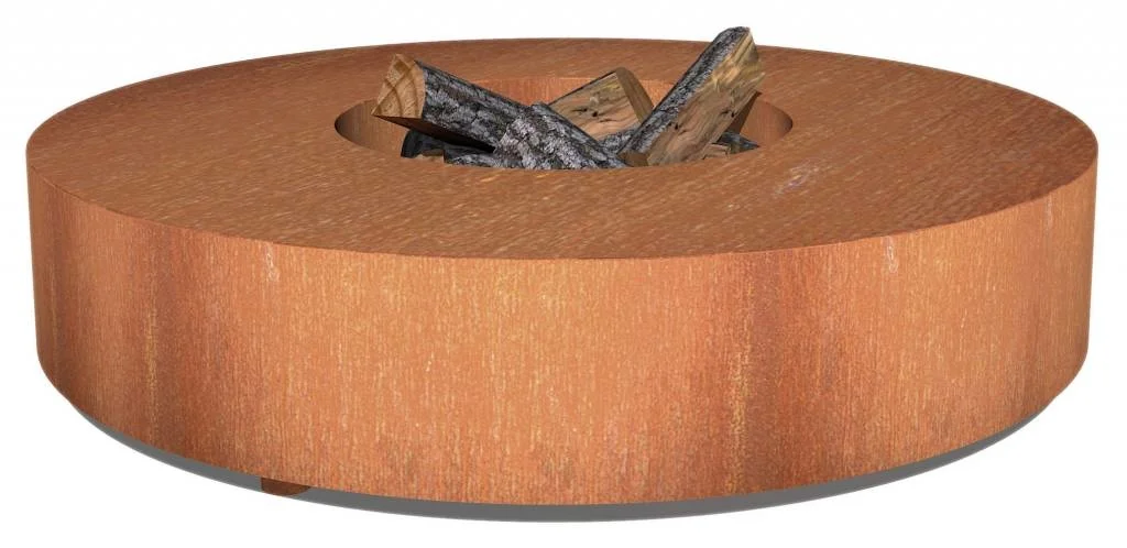 Corten Steel Outdoor Big Brazier Garden Wood Burning Steel Outdoor Fire Brazier