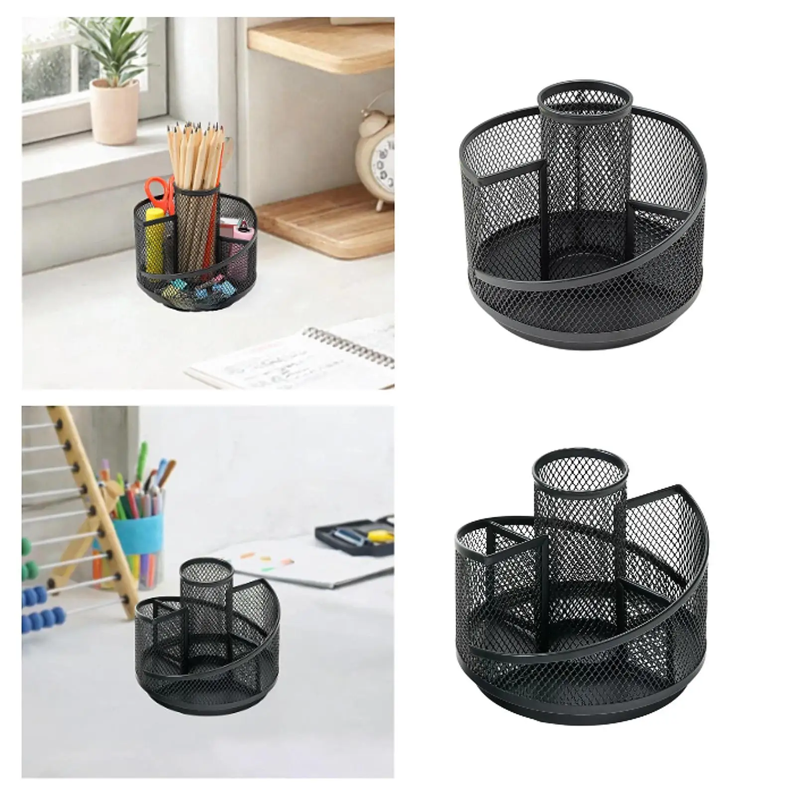 Metal Pen Holder Pencil Holder Stationery Storage for Stationery Tabletop