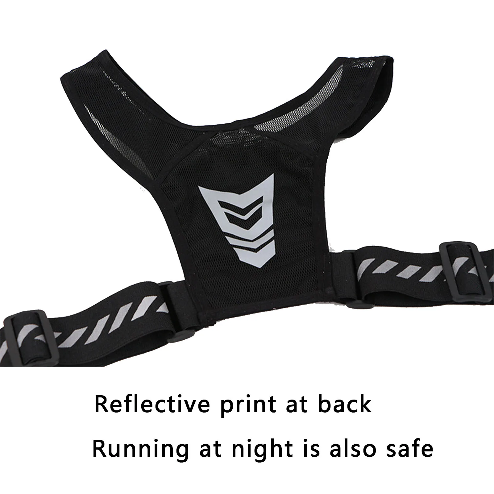 Running Vest Phone Holder Durable Phone Carrier For Running Breathable Chest Pouch Vest With Adjustable Buckle Running