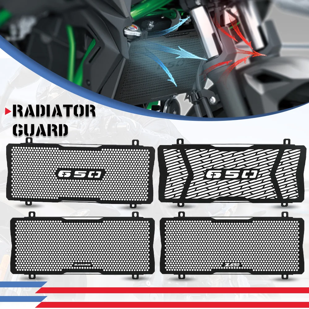 For KAWASAKI Ninja 650 Ninja650 Z 650 Z650RS Z650 2025 2026 Motorcycle Accessories Radiator Guard Grille Cooling Cover Protector