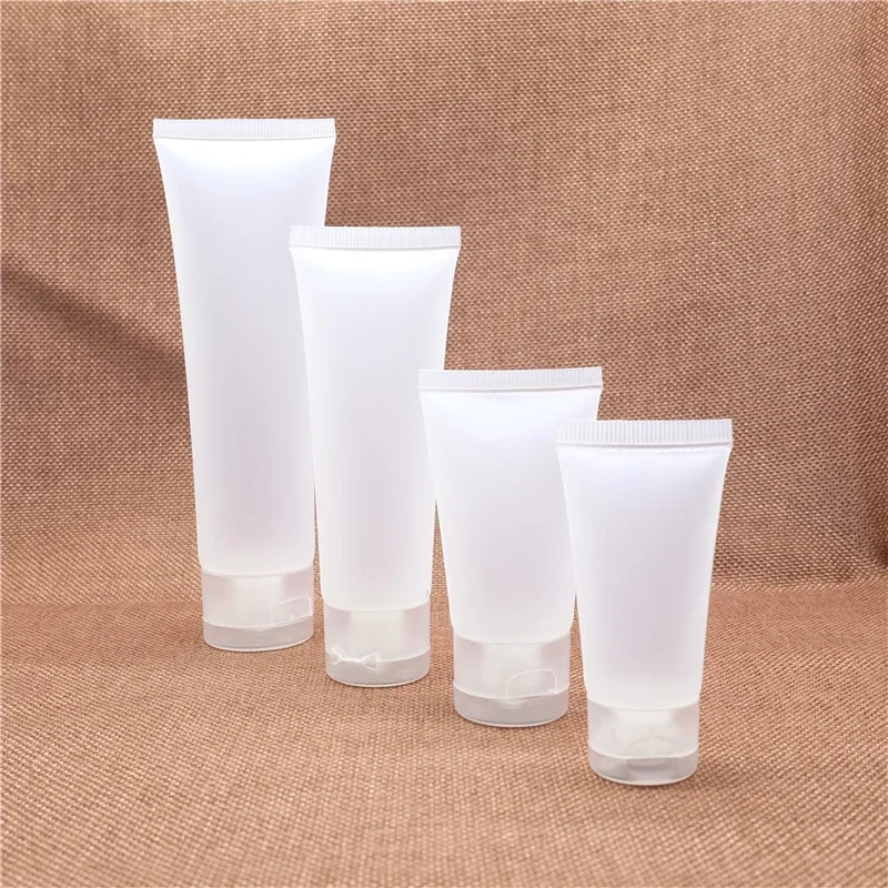 15ml 30ml 50ml Matte Plastic Squeeze Bottle Facial Cleanser Soft Tubes Hotel Supplies Travel Packaging Body Lotion Container