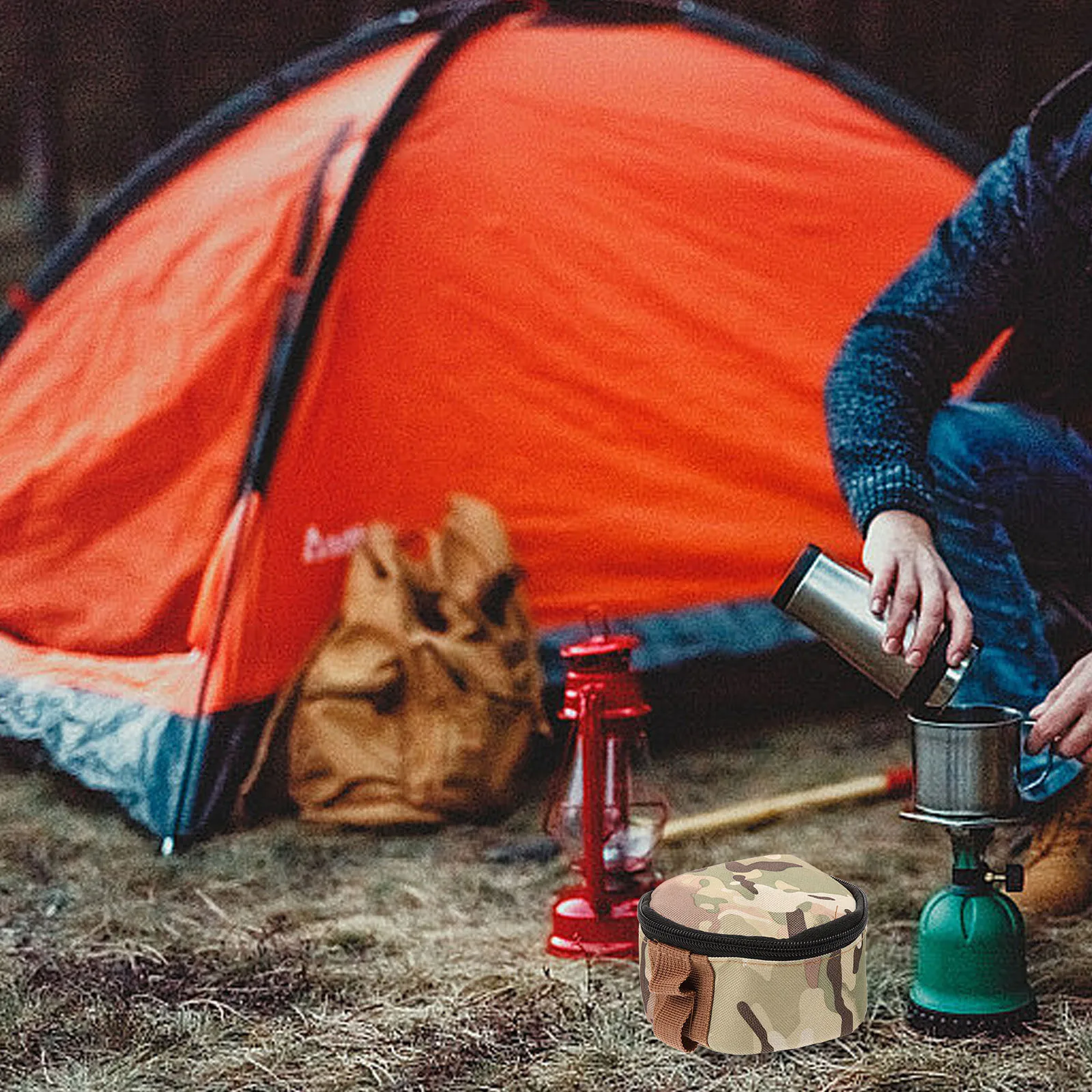 

Gas Canister Cover Oxford Cloth Propane Tank Protective Sleeve Anti-Collision Camping Grill Accessories Fuel Cylinder