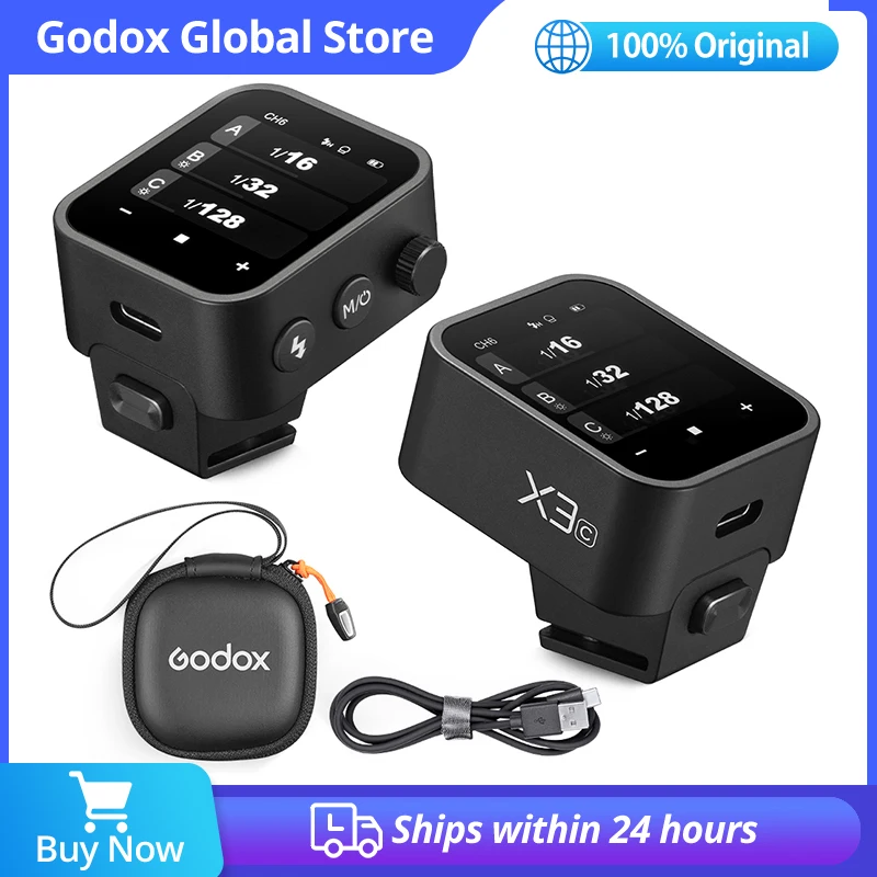 

Presale Godox X3 TTL HSS 2.4G Wireless Flash Trigger OLED Touch Screen Transmitter Quick Charge for Canon Nikon Sony Fujifilm