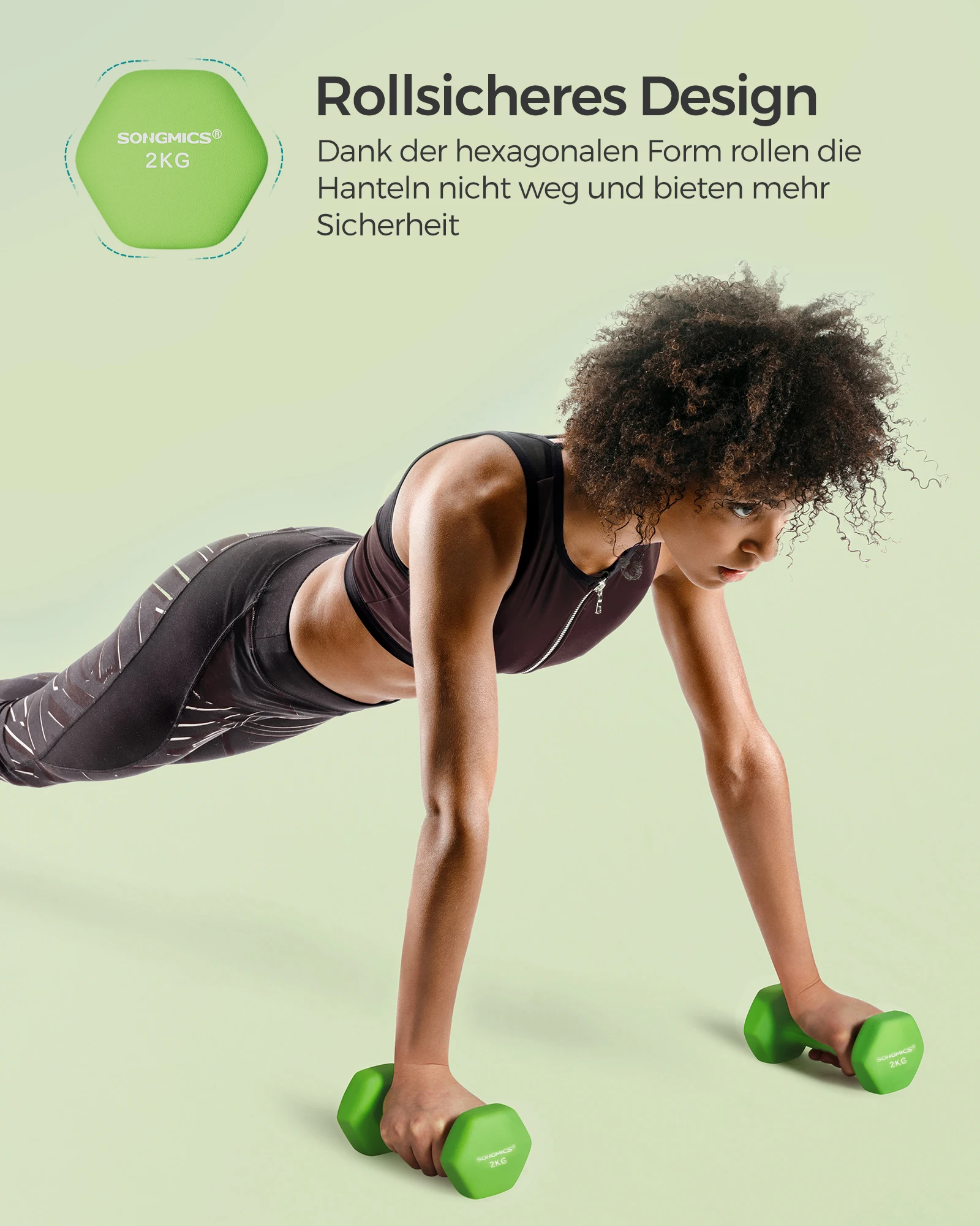 دمبل سونجميكس (مجموعة من 2 دمبل من طلاء النيوبرين مجموعة دمبل قصيرة مسدس) 1 كجم-2 كجم-3 كجم-4 كجم-5 كجم #4