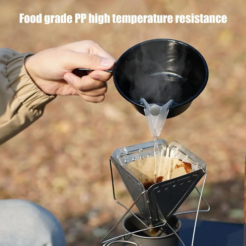 

Portable Cup Spout Pot Water Guide Nozzle Outdoor Camping Cup Spout with Heat-resistant Button Water Guide Nozzle for Hiking