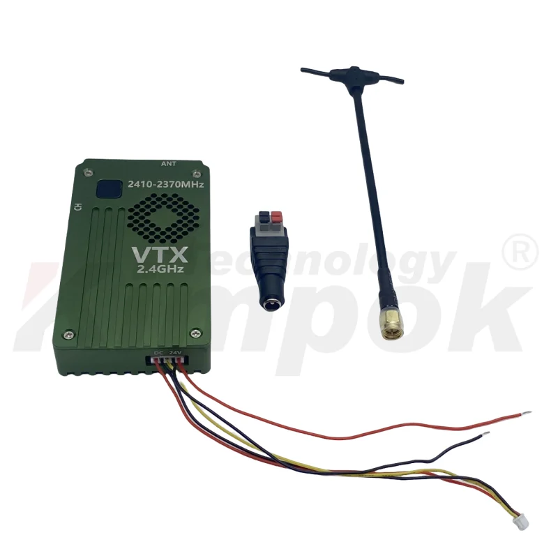 2.4G 10W FPV VTX VRX Ultra طويلة المدى نقل الصوت والفيديو بدون طيار جهاز إرسال الفيديو AV المرسل