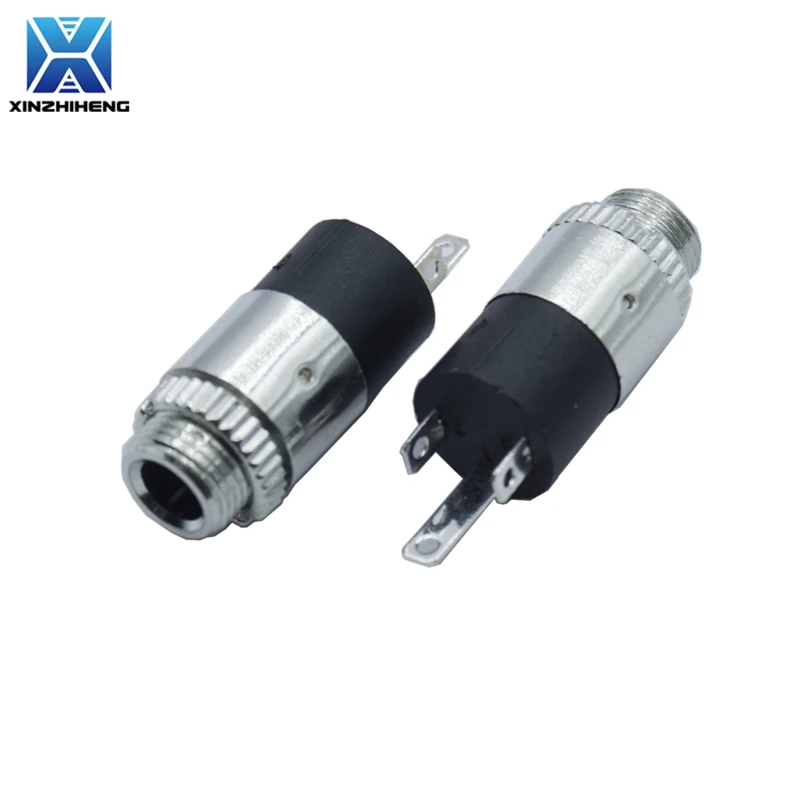 5pcs PJ-392 3.5mm Stereo With Threads Earphone Socket PJ392 Audio Video Female socket Connector