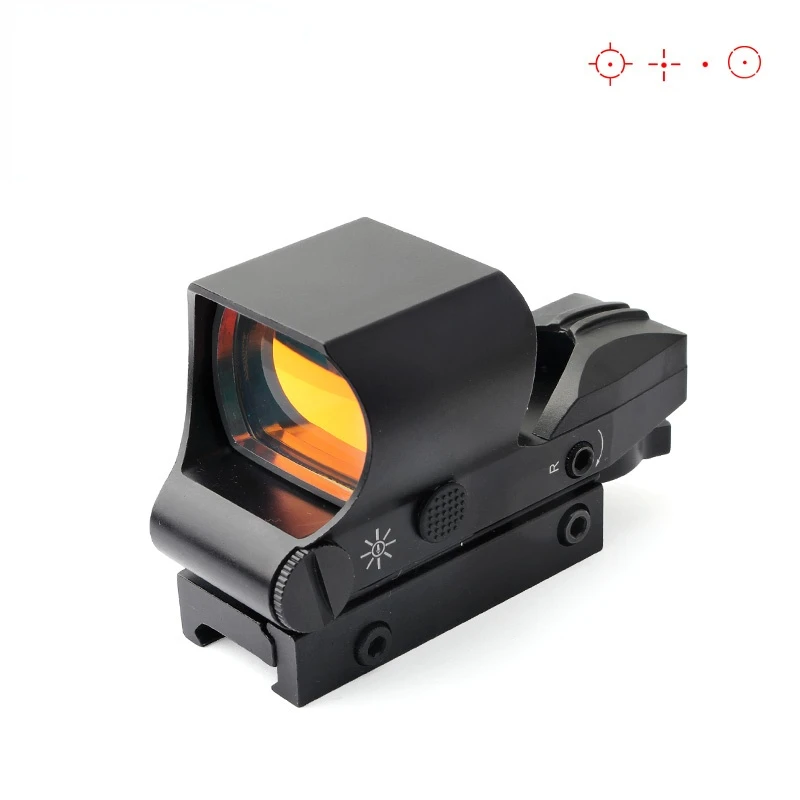 

20mm Rail Riflescope Hunting Optics Holographic Red Dot Sight Reflex 4 Reticle Tactical Scope Collimator Sight
