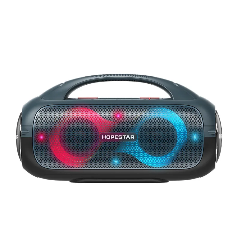 HOPESTAR A50 altavoz Bluetooth de alta potencia para fiesta 80W subwoofer para vehículo atmósfera de Color RGB Iight altavoz portátil para exteriores FM
