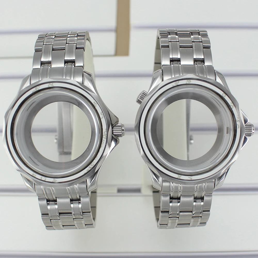 41-mm-Uhrengehäuse, Armband und Zubehör, wasserdicht, für Seamaster NH34, NH35, NH36 Uhrwerk, Uhrenreparaturwerkzeuge und -teile für 30,5-mm-Zifferblatt – Detail 2