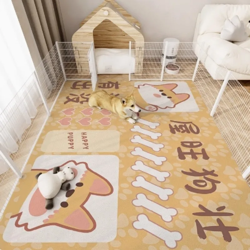 

VIKAMA Summer Simple Pet Floor Mats Cats And Dogs Universal Waterproof Anti-Urine Wear-Resistant Dog Food Mats Cat Food Mats