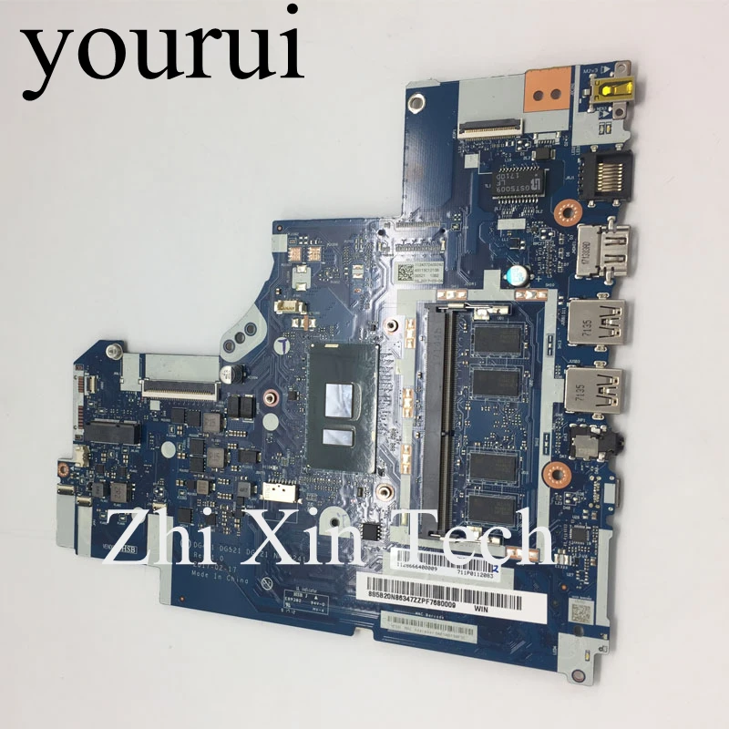 

yourui For Lenovo IdeaPad 320-15ISK 320-15IKB Laptop Motherboard With i3-6006u CPU 4GB RAM DG421 DG521 DG721 NM-B241 Tested ok