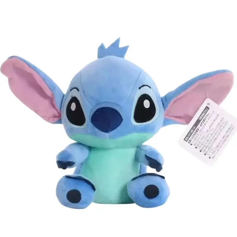 18 cm Disney Cartoon Blaue Plüschpuppe Anime Spielzeug Lilo und Stitch Stich Plüschtiere Kinder Weihnachtsgeschenk