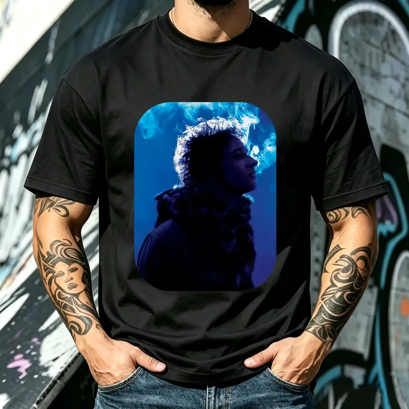 washed T Shirt Rock en español Soda Stereo Gustavo Cerati Bocanada Playera vintage Washed Comfortable graphic Casual Stretched