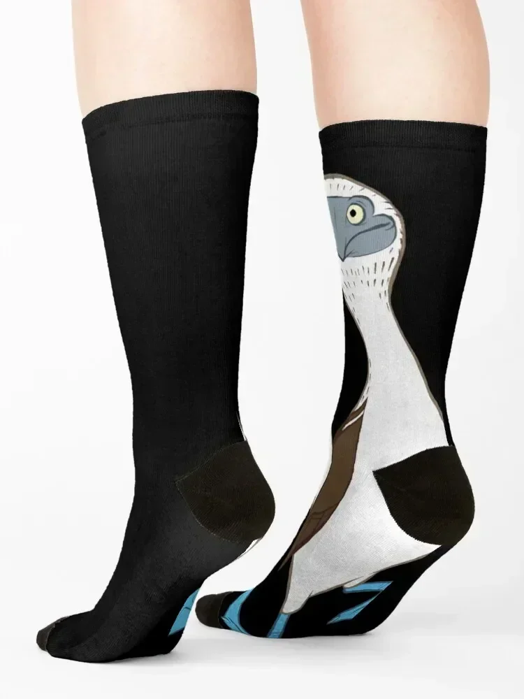 Blue-footed booby Socks short Wholesale happy sports and leisure Socks For Girls Men's