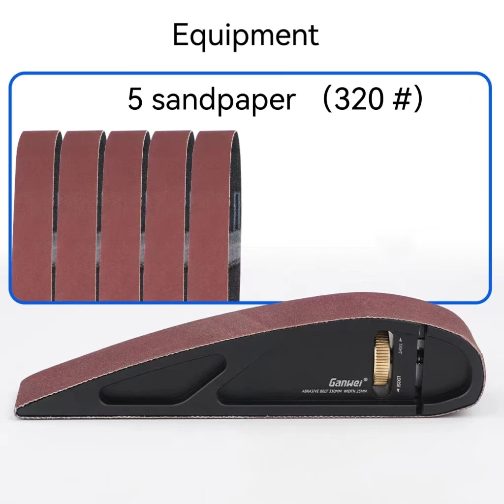 Liga de alumínio ajustável lixa titular, curva manual, moagem, polimento cinto, lixadeira, sandboard, carpintaria, areia Framer ferramenta
