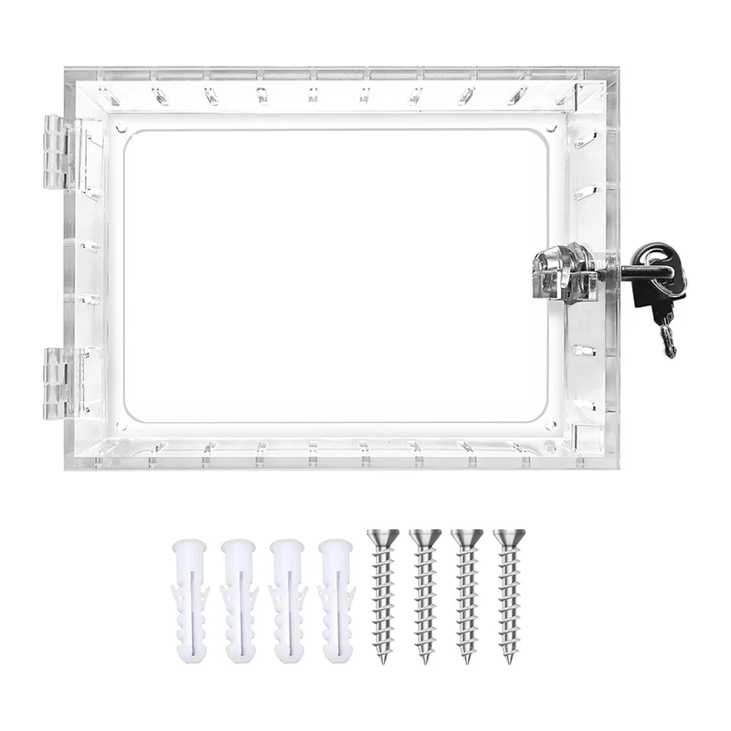 Thermostat schloss mit Schlüssel Universal-Thermostat abdeckung mit Schloss, durchsichtiger Thermostat schutz für die Wand