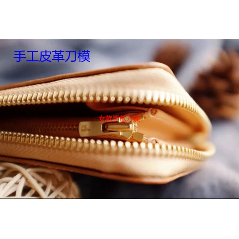 hand punch tool  herramientas para cuero design leather craft template cutter zipper wallet card holder die cutting knife mould