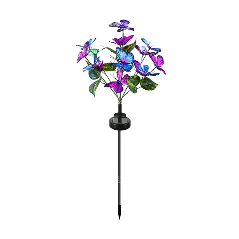 

Солнечный светильник для газона, декоративные садовые фонари в форме бабочек, уличные ландшафтные светильники для дорожек, IP65, водонепроницаемые, на солнечной энергии, для двора