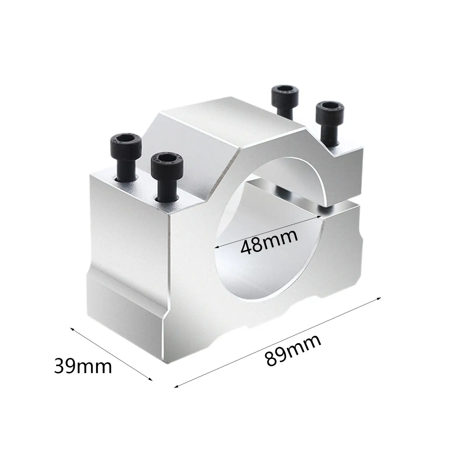 Spindle Motor Mount Bracket Aluminum Alloy Easy Installation Spindle Motor Base Holder for Router CNC Machine Milling Machine