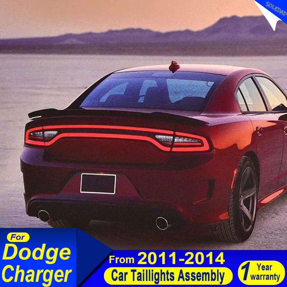 Car Styling taillight for Dodge Charger Lights 2011 2012 2013 2014 LED Tail Lamp DRL Signal Brake Reverse auto Accessories