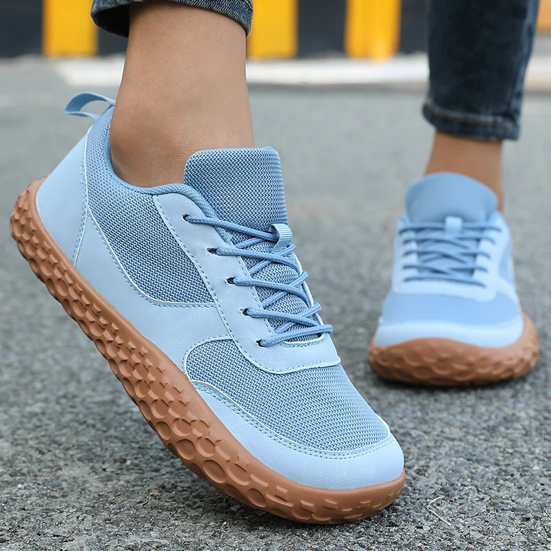Women Size 36-46 Large Size Barefoot Shoes Wide Toe Zero Drop Casual Sneakers Outdoor Minimalist Trail Running Walking Footwear
