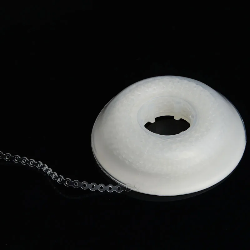AZDENT Dental Kieferorthopädisches elastisches Ultra-Gummi-Power-Chain-Band, transparente Farbe, Größe lang, kurz, durchgehend, 15 Fuß/Rolle – Detail 4