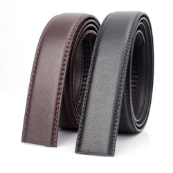 Large Plus Size 130 140 150 160 170cm Belt No Buckle for Automatic Buckle PU Leather Belts Without Buckle for Men Women 3.5cm