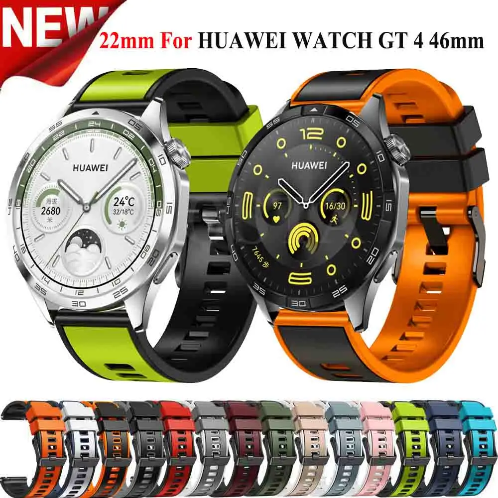 22mm Bracelet Watchband Straps For Huawei GT4 GT 4 GT 2 GT 3 Pro 46mm Smart Watch Replacement Wristband For Huawei Watch 4/4Pro