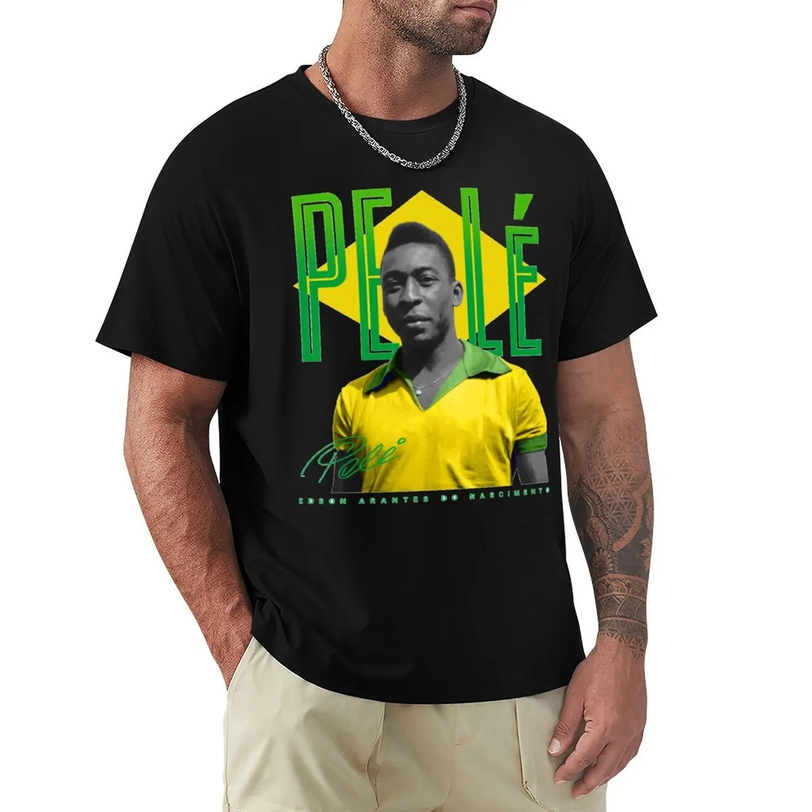 

The Brazilian Football Team's Classic Kemp Home T-shirt - High-quality Cotton Men's and Women's Short Sleeves