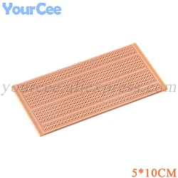 2pcs/1pc 5*10CM DIY Prototype Paper PCB Universal Experiment Matrix Circuit Board Two Three Connected Five Holes 5x10cm
