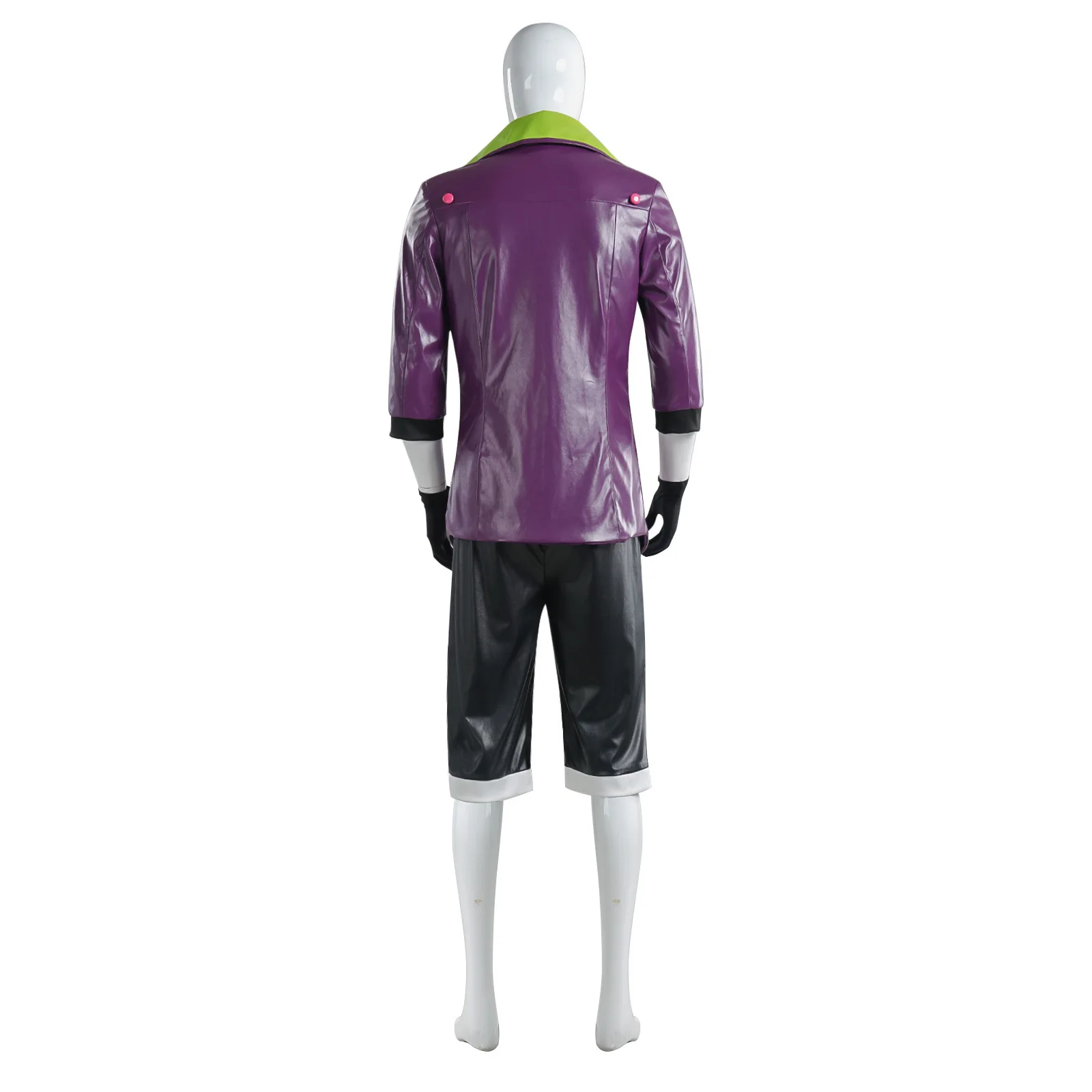 الرجال فرقة Lsekai جوكر تأثيري هالوين زي الأرجواني الدعاوى فيلم مهرج لعب الأدوار وتتسابق للبالغين حفلة تنكرية كرنفال