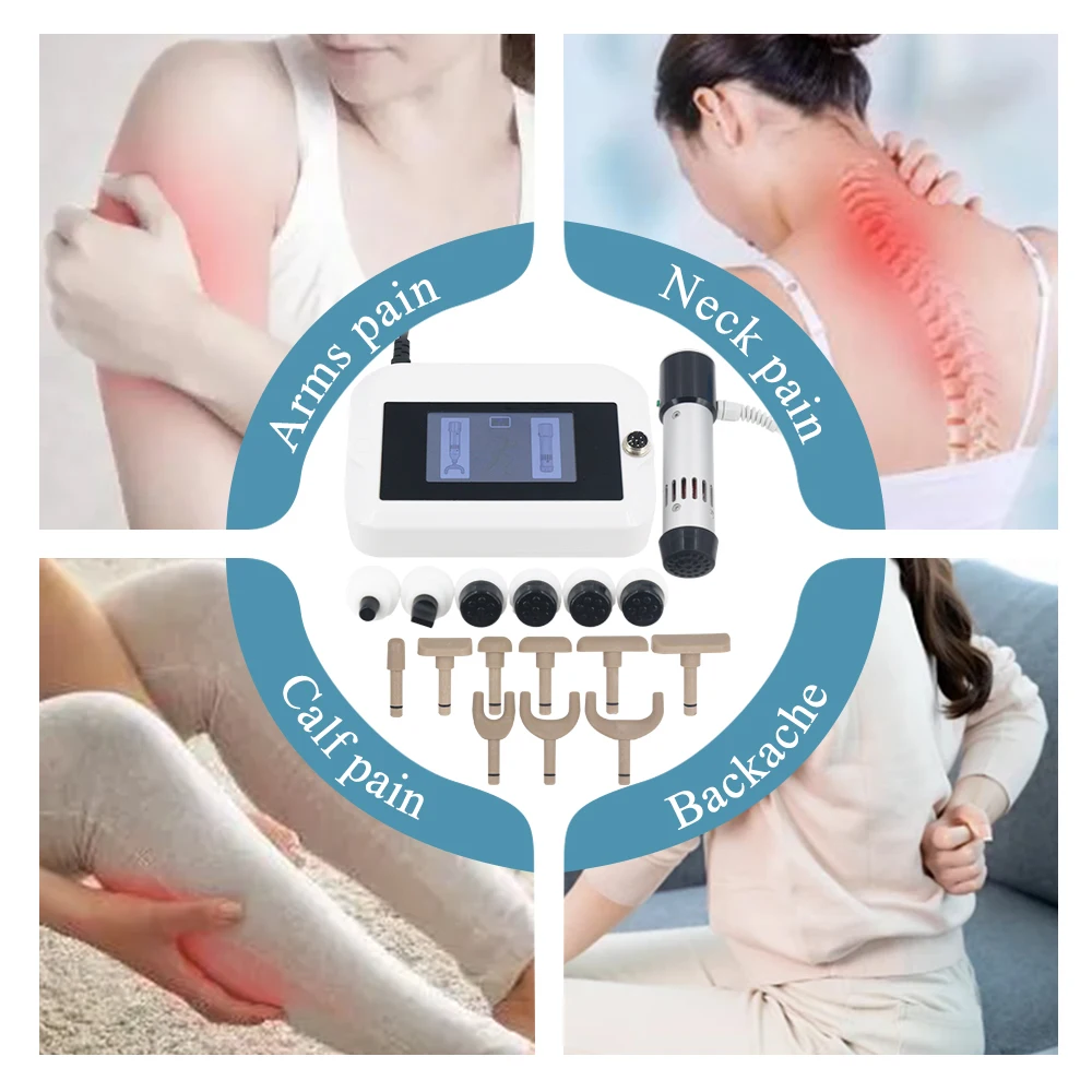 Diskon Besar 2025 Mesin Terapi Gelombang Kejut Fisioterapi 300MJ untuk Perawatan ED Pijat Pereda Sakit Punggung Pegangan Baru Pemijat 2 In 1