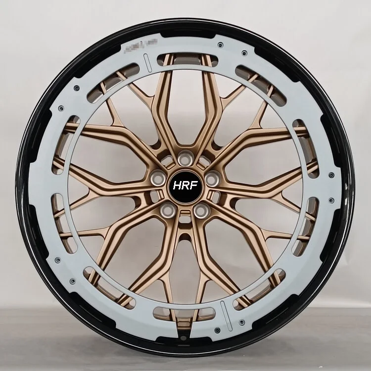 21 22 23 24 pulgadas Auto coche aleación de aluminio cubo con Color bronce decorativo aerodisco llantas para Lamborghini Urus
