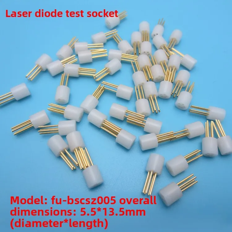 5-Pin Laser Diode Test Socket – Gold-Plated Burn-in Socket for TO-CAN/LD, High Precision Diode Test Fixture
