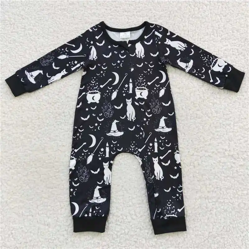 

Wholesale Boys Autumn And Winter Long Sleeve Jumpsuit Pattern Animal Print Elements Round Neck Bright Colors