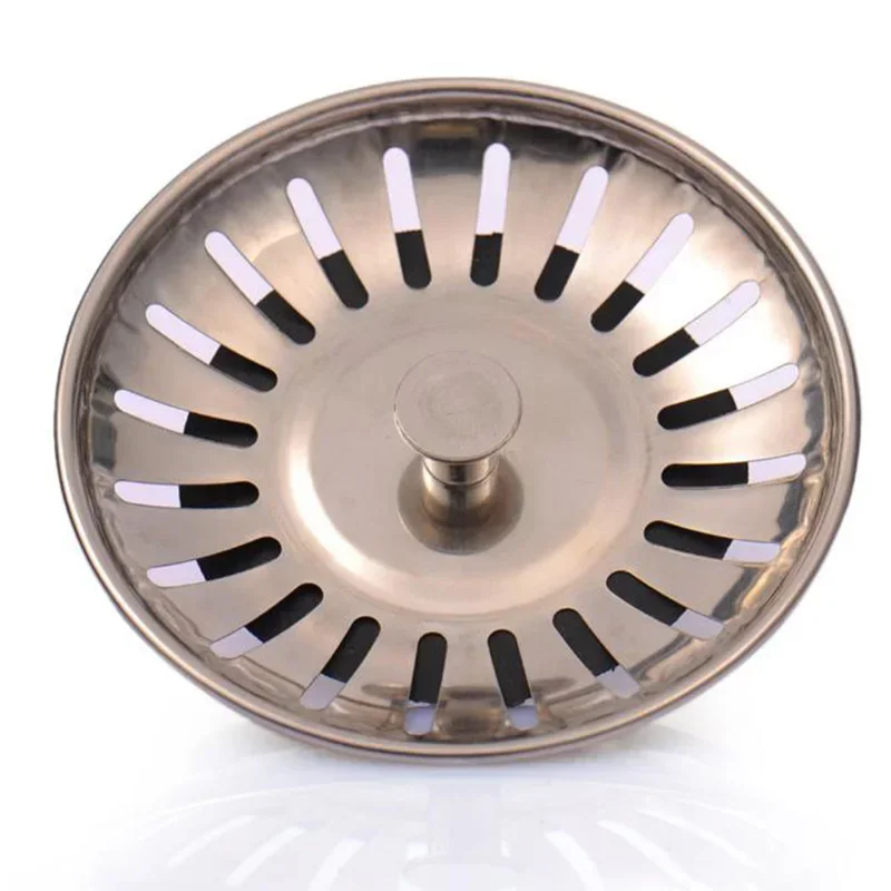 High Quality Stainless Steel Kitchen sink Strainer Stopper Waste Plug Sink Filter filtre lavabo bathroom hair catcher