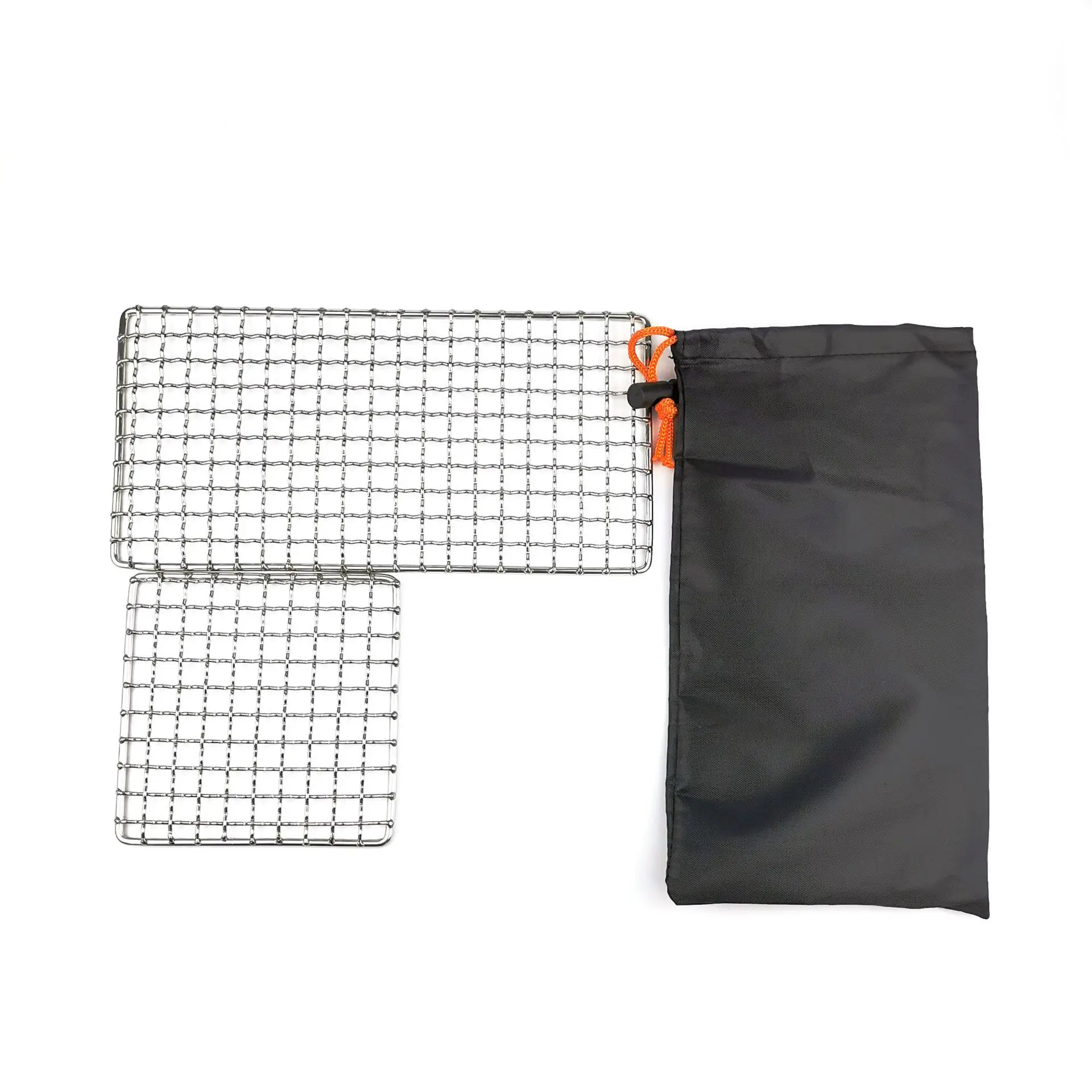 

304 Stainless Steel Barbecue Mesh BBQ Grill Grid Wire Electric Oven Rack Baking Net For Korean Barbecue Outdoor Camp