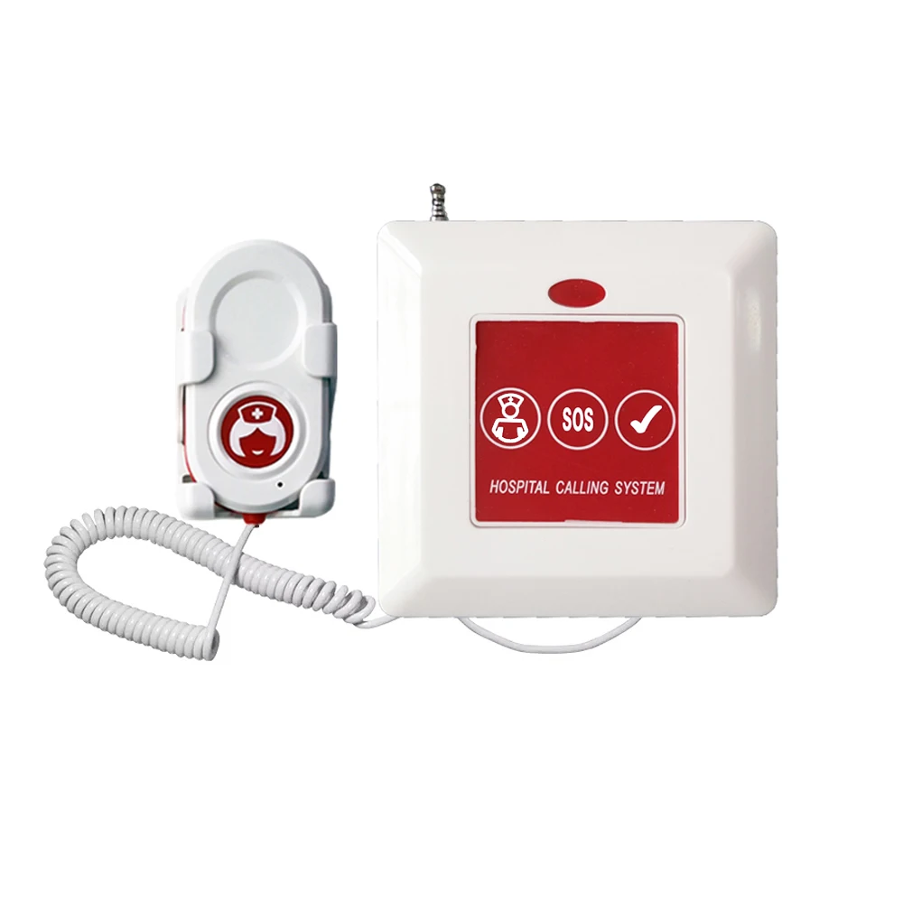 Ycall Wireless Hospital Nurse SOS Call Button Alarm Bell System with Ward Bracket