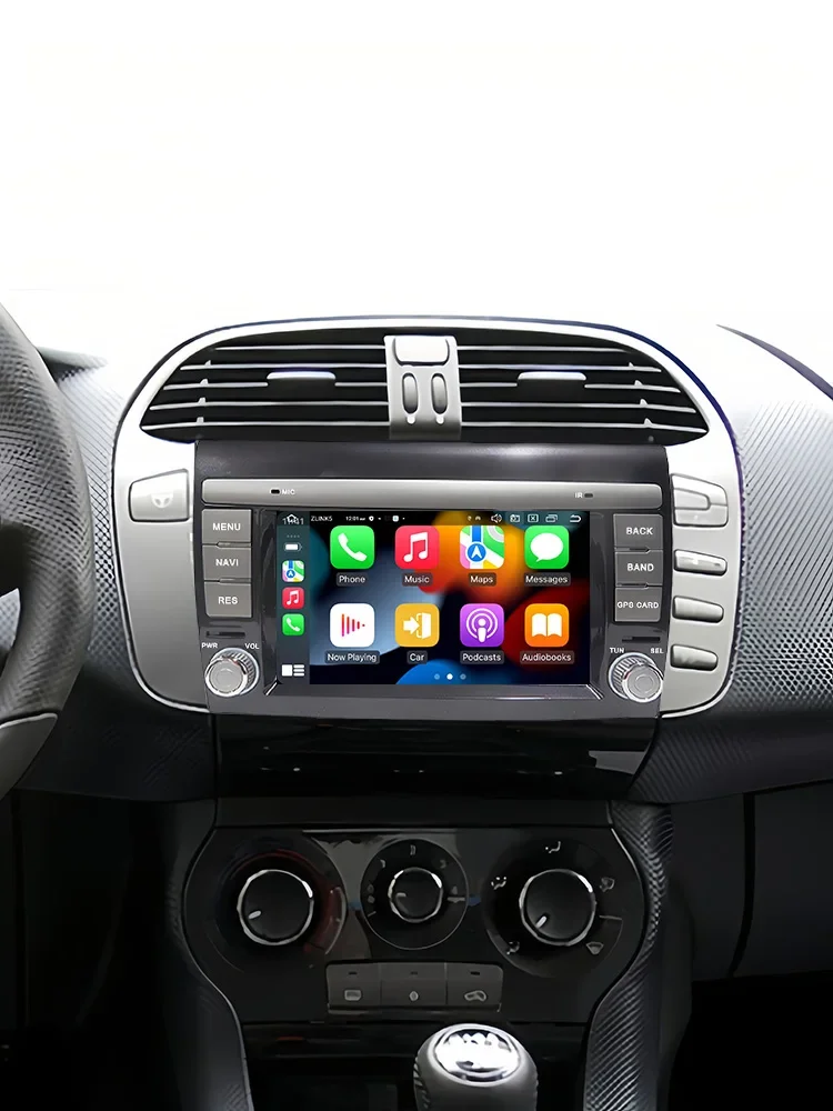 Bezprzewodowy Carplay, Android 15, samochodowe radio 2 DIN do Fiata Bravo 2007-2014, odtwarzacz multimedialny Bluetooth, autoradio z ekranem, 4G — 2