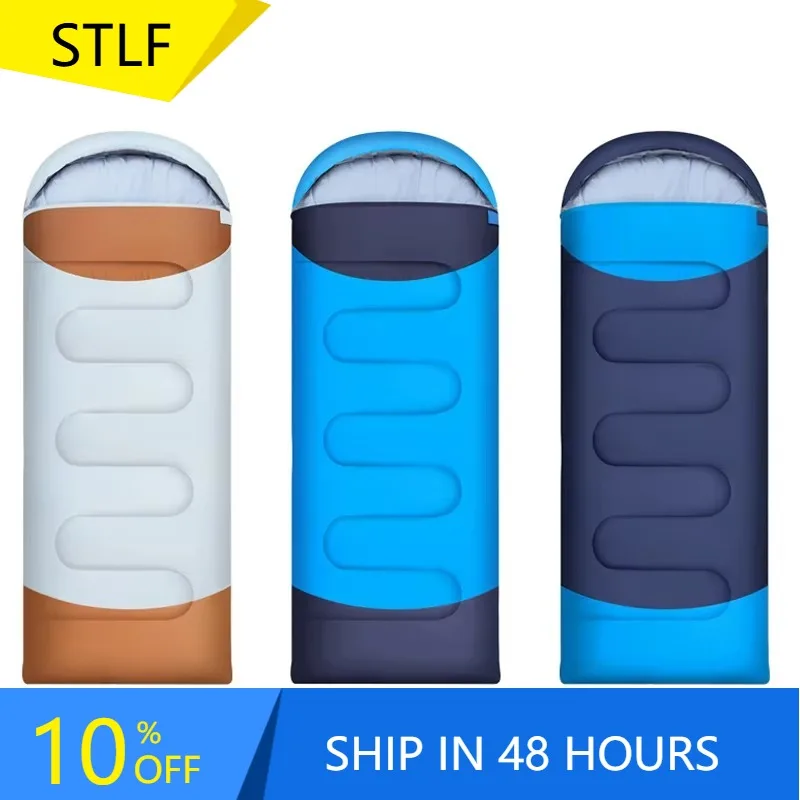 XMSJ Envelope Sleeping Bags Lightweight 4 Seasons Warm Or Cold Sleeping Bags For Adults Camping